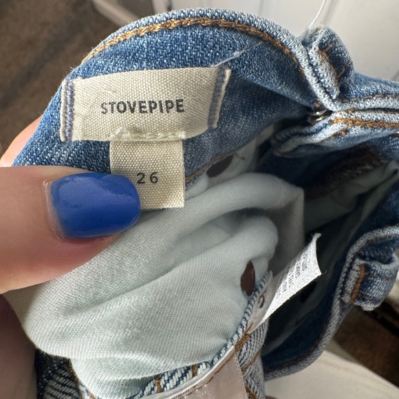 MADEWELL Woman’s Stovepipe Medium Wash Straight Jeans Size 26 - Picture 5 of 7